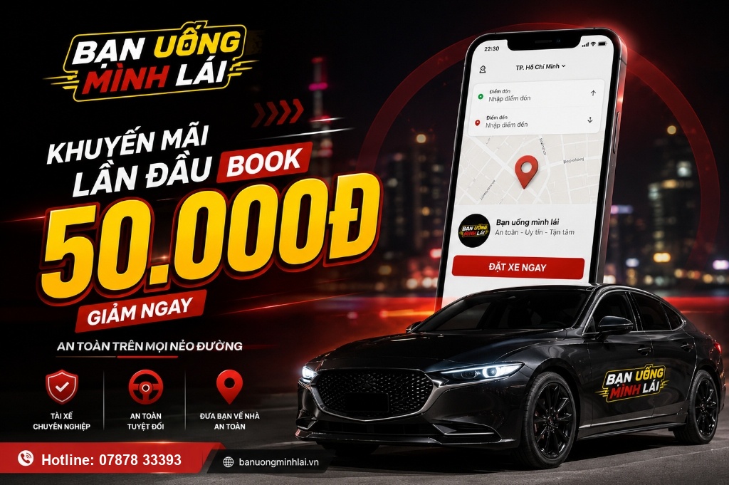 Khuyến mãi 50.000đ lần đầu book